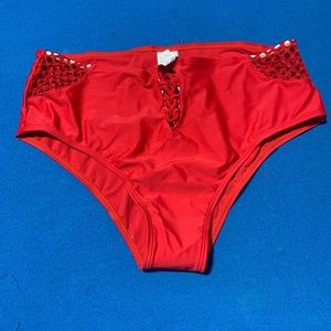 New red swim suit bottoms size xxl